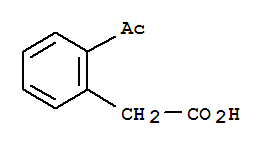 Structure of (2-Acetylphenyl)acetic acid