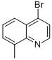 Structure of 4-BROMO-8-METHYLQUINOLINE