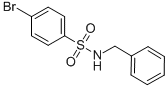 N-苄基-4-溴苯磺酰胺结构式