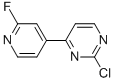 Structure of 2-CHLORO-4-(2-FLUOROPYRIDIN-4-YL)PYRIMIDINE