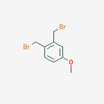 1,2-bis(bromomethyl)-4-methoxyBenzene结构式