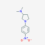 Structure of N,N-dimethyl-1-(4-nitrophenyl)-3-Pyrrolidinamine