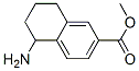 2-NAPHTHALENECARBOXYLIC ACID 5-AMINO-5,6,7,8-TETRAHYDRO-,METHYL ESTER结构式