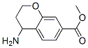 Structure of 2H-1-BENZOPYRAN-7-CARBOXYLIC ACID 4-AMINO-3,4-DIHYDRO-,METHYL ESTER