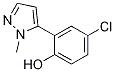 Structure of 4-chloro-2-(1-Methyl-1H-pyrazol-5-yl)phenol