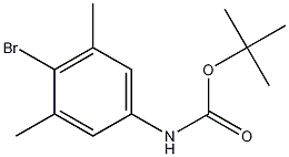 Structure of tert-Butyl 4-bromo-3,5-dimethylphenylcarbamate