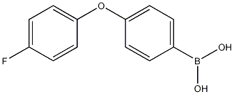 Structure of 4-(4-Fluorophenoxy)phenylboronic acid