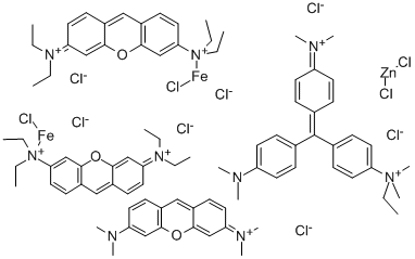 Structure of PYRONIN METHYL GREEN
