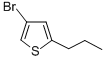 Structure of 4-Bromo-2-propyl thiophene