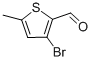 Structure of 3-Bromo-5-methyl-2-thiophenecarboxaldehyde