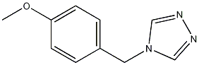Structure of 4-[(4-Methoxyphenyl)methyl]-4H-1,2,4-triazole