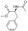 N-乙酰基-L-苯丙氨酸甲酯结构式