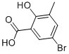 Structure of 5-BROMO-2-HYDROXY-3-METHYLBENZENECARBOXYLIC ACID