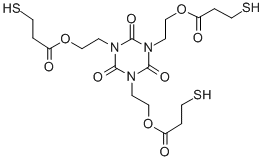 Structure of TRIS[2-(3-MERCAPTOPROPIONYLOXY)ETHYL] ISOCYANURATE