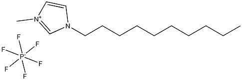 Structure of 1-decyl-3-methylimidazolium hexafluorophosphate