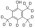 Structure of 2,3,5-TRIMETHYLPHENOL-D11