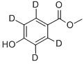 Structure of METHYL 4-HYDROXYBENZOATE-2,3,5,6-D4