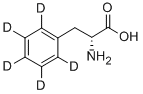 Structure of D-PHENYL-D5-ALANINE