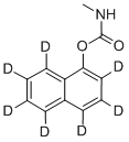 Structure of CARBARYL-D7 (NAPHTHYL-D7)