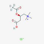 ACETYL (D3)-L-CARNITINE.HCL结构式