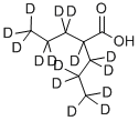 Structure of 2-PROPYLPENTANOIC-D15 ACID