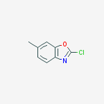 Structure of BENZOXAZOLE, 2-CHLORO-6-METHYL-
