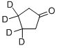 Structure of CYCLOPENTANONE-3,3,4,4-D4