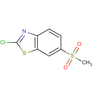 Structure of Benzothiazole, 2-chloro-6-(methylsulfonyl)-