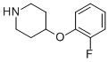 Chemical structure of 4-(2-Fluorophenoxy)piperidine
