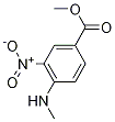 Structure of 2-(methylamino)-5-(methoxycarbonyl)-3-nitrobenzene