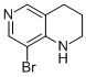 8-Bromo-1,2,3,4-tetrahydro-[1,6]naphthyridine结构式