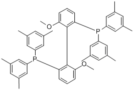 Structure of (S)-(-)-2,2-Bis[di(3,5-xylyl)phosphino]-6,6-dimethoxy-1,1-biphenyl,min.97%