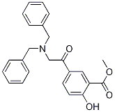 Structure of Methyl 5-(2-(dibenzylaMino)acetyl)-2-hydroxybenzoate