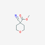 Structure of Methyl 4-cyanooxane-4-carboxylate
