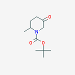Structure of 2-Methyl-2-propanyl 2-methyl-5-oxo-1-piperidinecarboxylate