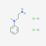 N'-methyl-n'-phenylethane-1,2-diamine;dihydrochloride结构式