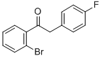 2-BROMO-2-(4-FLUOROPHENYL)ACETOPHENONE结构式