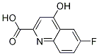 6-Fluoro-4-hydroxyquinoline-2-carboxylic acid结构式