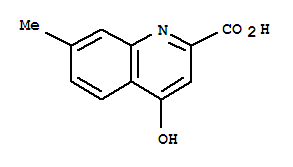 Structure of 2-Quinolinecarboxylicacid, 4-hydroxy-7-methyl-