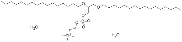 Structure of 1,2-DIHEXADECYL-SN-GLYCERO-3-PHOSPHOCHOLINE DIHYDRATE