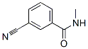 Structure of BENZAMIDE, 3-CYANO-N-METHYL-