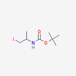 Structure of (2-Iodo-1-methyl-ethyl)-carbamic acid tert-butyl ester