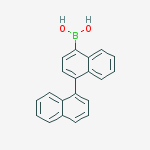 Structure of 4-(naphthalene-1-yl)-1-naphthalene boronic acid