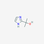 2-(1H-imidazol-2-yl)propan-2-ol结构式