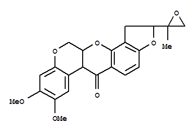 Structure of 6,7-epoxyrotenone
