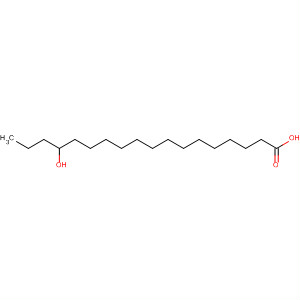 Structure of Octadecanoic acid, 15-hydroxy-