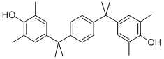 Structure of ALPHA,ALPHA-BIS(4-HYDROXY-3,5-DIMETHYLPHENYL)-1,4-DIISOPROPYLBENZENE