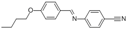 Structure of 4-N-BUTOXYBENZYLIDENE-4-CYANOANILINE