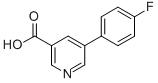 3-(4-氟苯基)-5-吡啶羧酸结构式