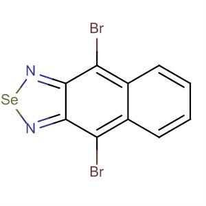 Structure of Naphtho[2,3-c][1,2,5]selenadiazole, 4,9-dibromo-